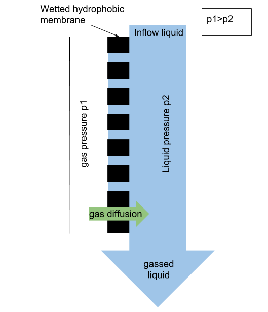 membrane gassing diagram schema
